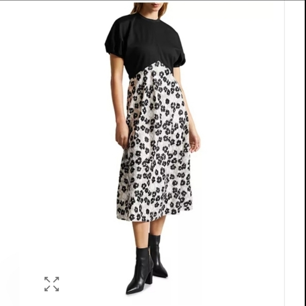 Ted Baker Gwiana Midi Dress size 3 NWOT